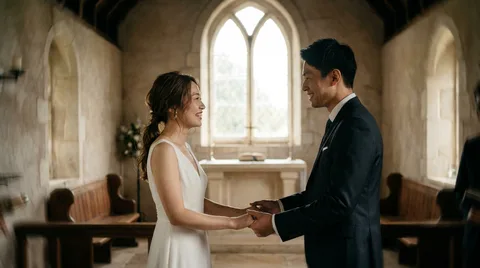 結婚式の様子